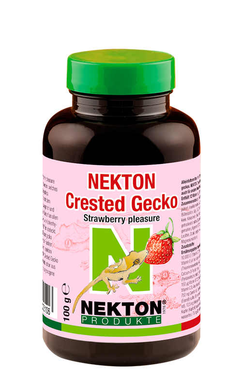 NEKTON Crested Gecko con Fresa 100g